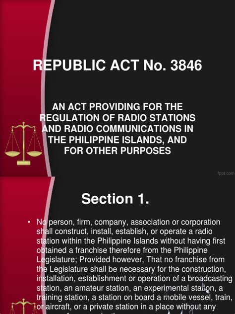 republic act no. 3846|Republic Act No. 3846.